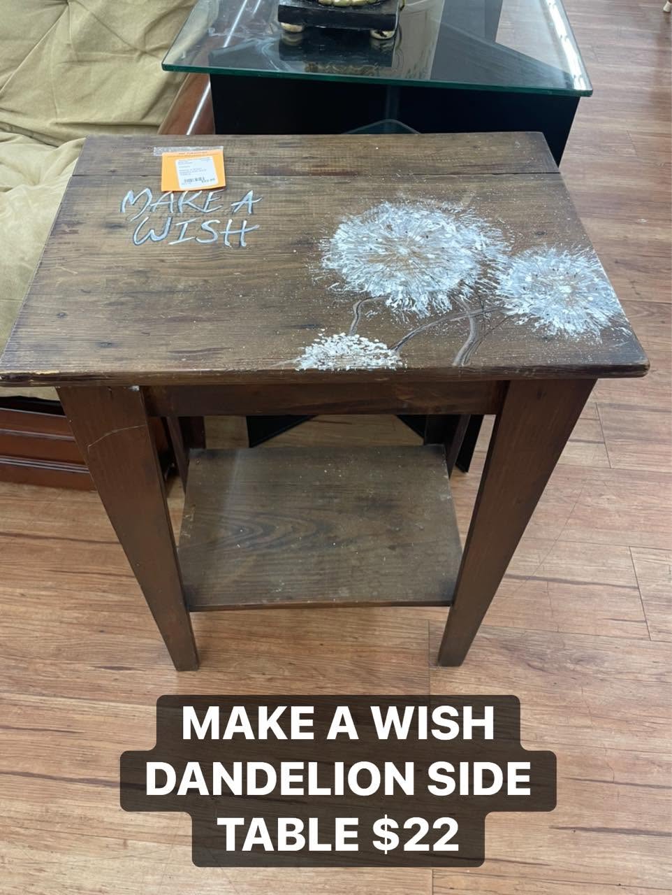 Side table at Nearly New Consignment